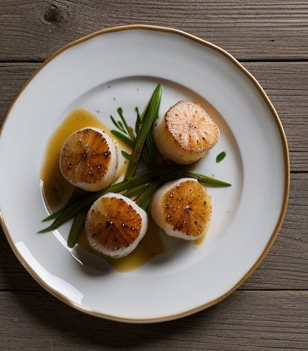 Scallops With Garlic Chives recipe image