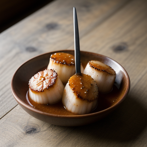 Scallops With Spicy Garlic Sauce recipe image
