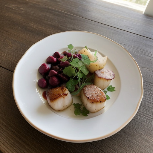 Scallops Zinfandel recipe image