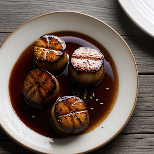 Scallops in Sesame Marinade recipe image