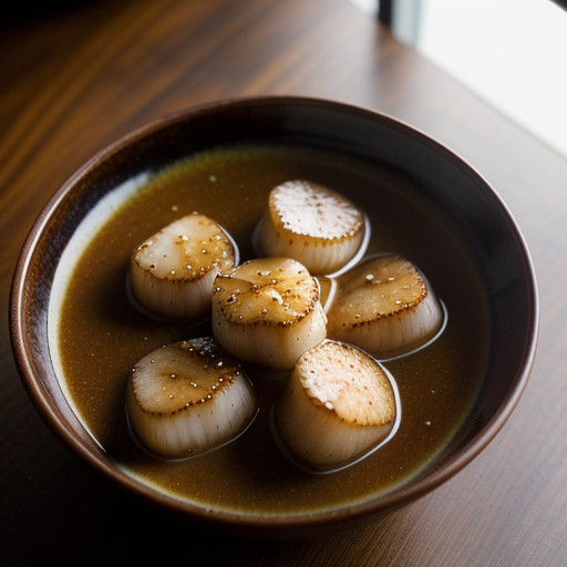 Scallops in Szechwan Spicy Sauce recipe image
