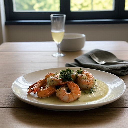 Scampi Alla "Fireman Chef" recipe image