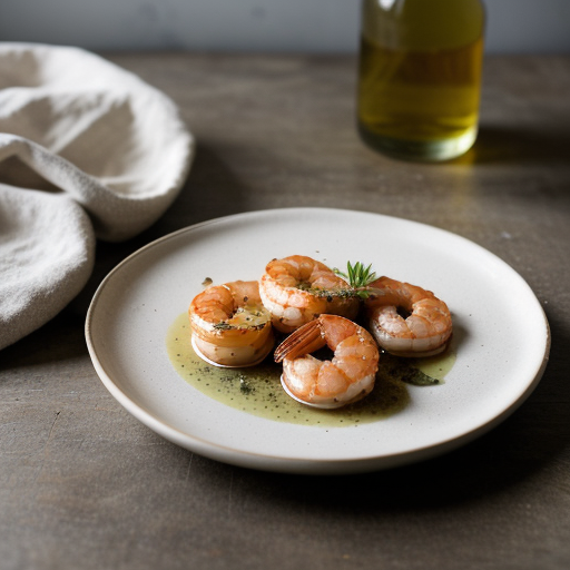 Scampi in Vermouth recipe image