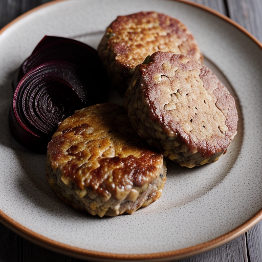Scandinavian Beef Patties With Beets & Cape recipe image