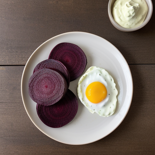 Scandinavian Beef Patties With Beets and Cape recipe image