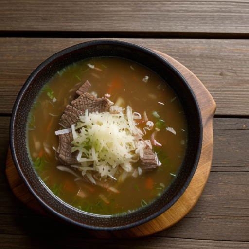 Schchi (Russian Sauerkraut Soup recipe image