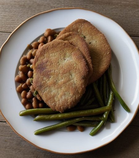 Schnitzel Beans recipe image