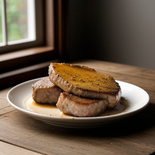 Schweinekotelett in Zweibelsosse (Pork Chops I recipe image