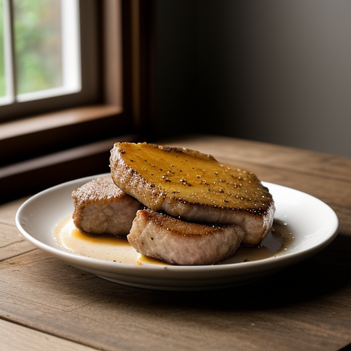 Schweinekotelett in Zweibelsosse (Pork Chops I recipe image