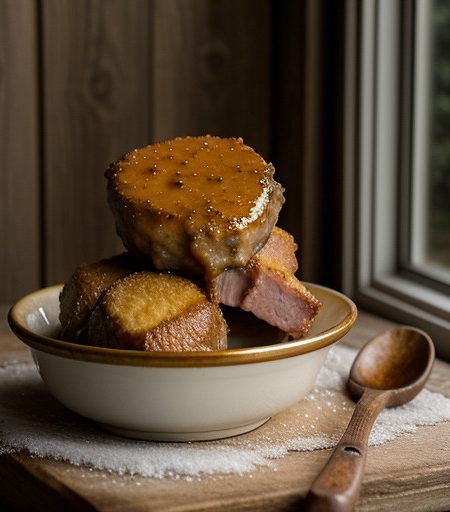 Schweinekotelett in Zweibelsosse (Pork Chops in Onion Sauce recipe image