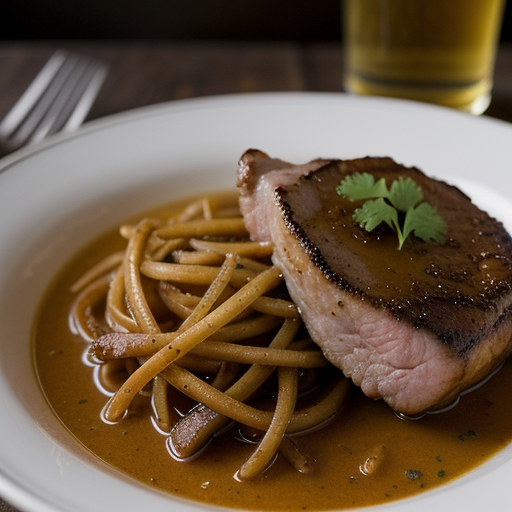 Schweinekotelett in Zweibelsosse (Pork Chops/Onion Sauce recipe image