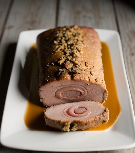 Schweinekoteletts in Saurer Sahnesosse (Baked recipe image