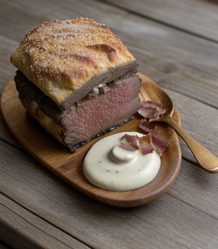 Scikcova (Czech Beef With Cream Sauce recipe image