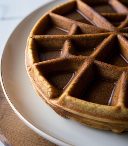Scotch Oatmeal Waffles recipe image