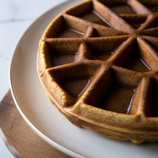 Scotch Oatmeal Waffles recipe image