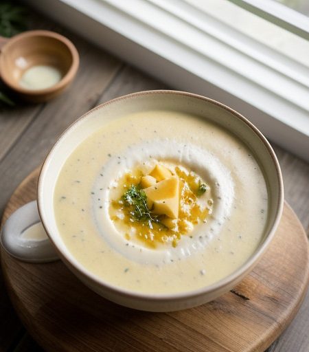 Scottish Cheddar Cheese Soup recipe image