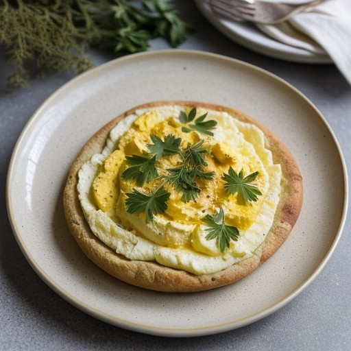 Scrambled Egg Pizza Melts (4 PTS recipe image