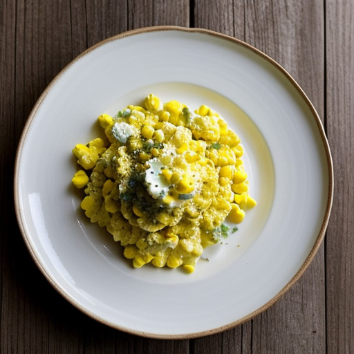 Scrambled Eggs & Corn recipe image