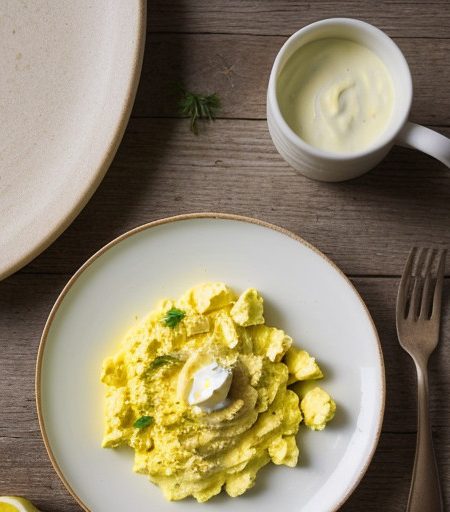 Scrambled Eggs With Cactus recipe image
