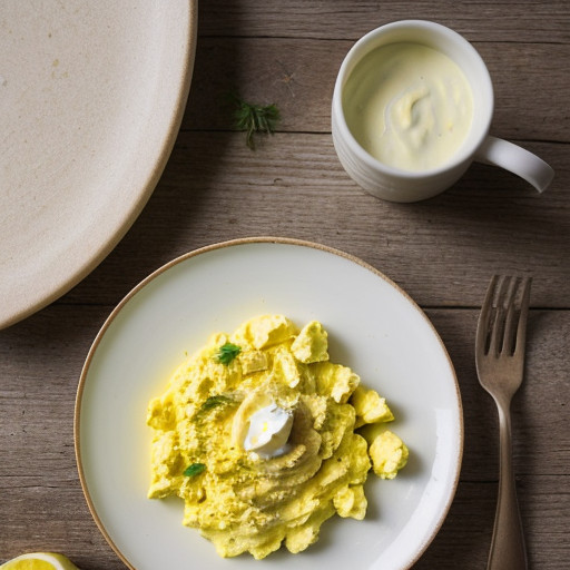 Scrambled Eggs With Cactus recipe image