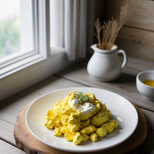 Scrambled Eggs With Cottage Cheese recipe image