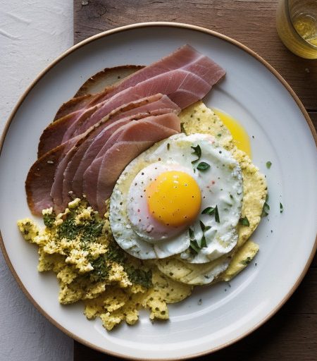 Scrambled Eggs and Ham recipe image