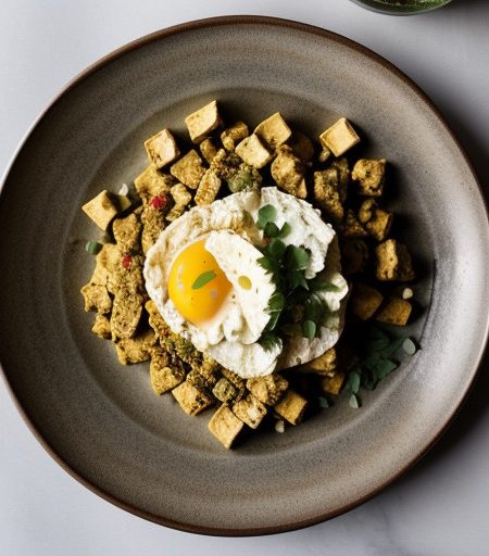 Scrambled Tofu for Breakfast~ Lunch or Dinner recipe image