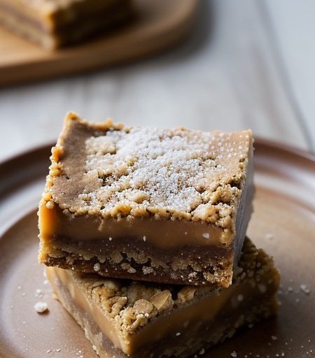 Scrumptious Caramel Bars recipe image