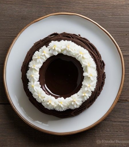 Scrumptious Chocolate Wreath recipe image