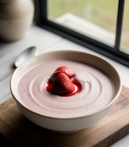 Scrumptious Strawberry Soup recipe image