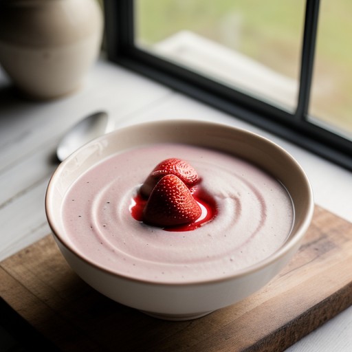 Scrumptious Strawberry Soup recipe image