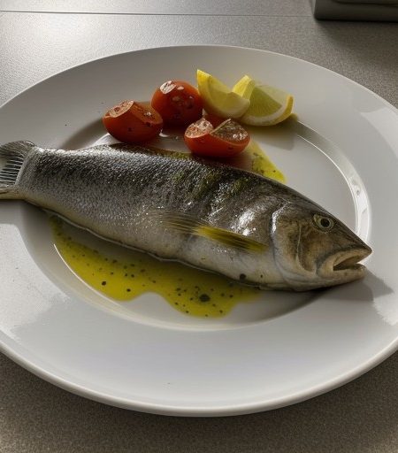 Sea Bass Greek Style recipe image