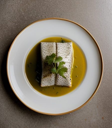Sea Bass in Cilantro recipe image