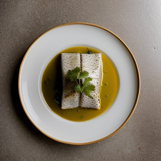 Sea Bass in Cilantro recipe image
