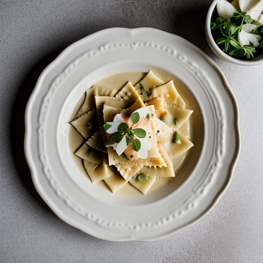 Seabass Ravioli (Ravioli Di Bramzino recipe image