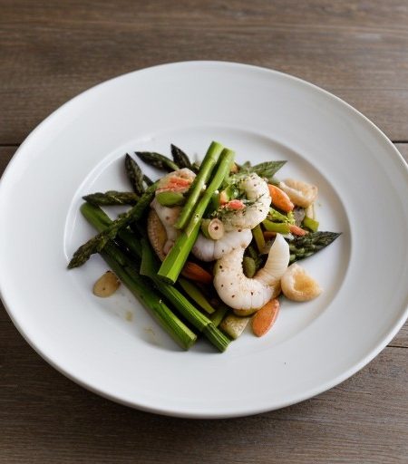Seafood & Asparagus Stir-Fry recipe image