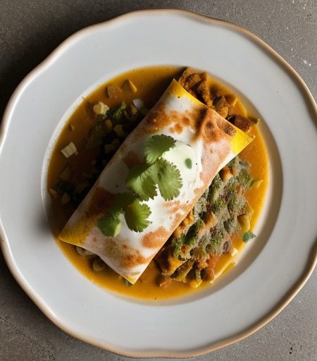 Seafood Enchiladas -- Lowfat recipe image