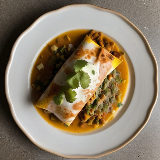 Seafood Enchiladas -- Lowfat recipe image