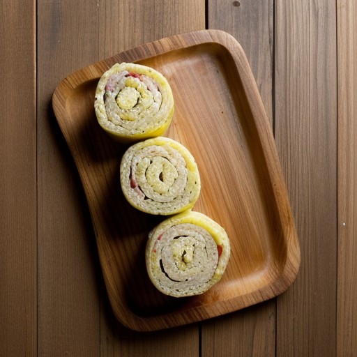 Seafood-Ham Rolls recipe image