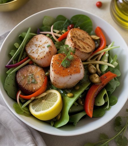Seafood Kabob Salad - Gh_9407 recipe image