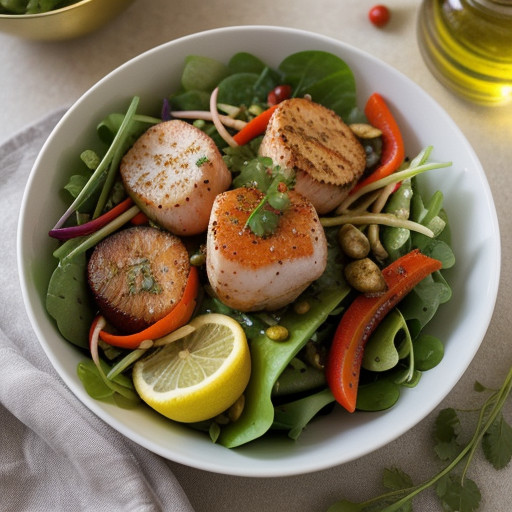 Seafood Kabob Salad - Gh_9407 recipe image