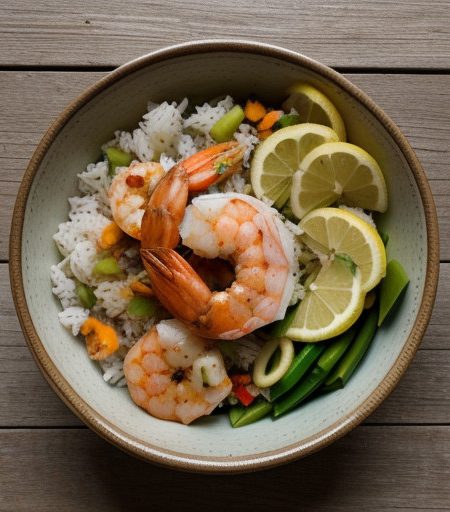 Seafood Rice Salad New Orleans recipe image