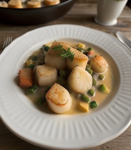 Seafood Scallop Casserole recipe image
