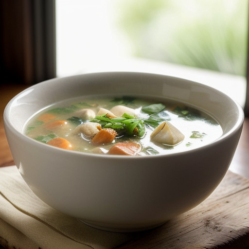 Seafood Soup With Garlic & Ginger *** Gina/ recipe image