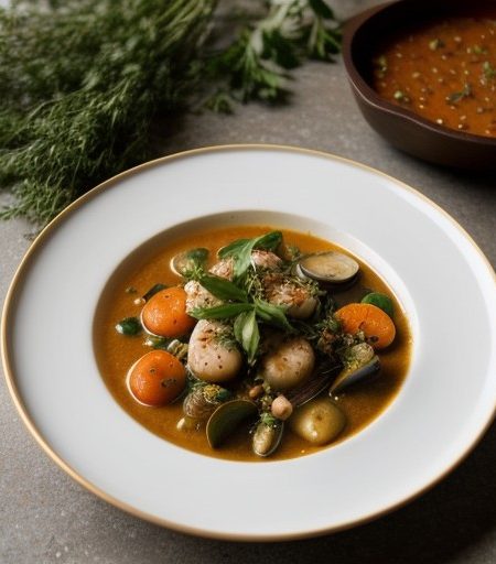 Seafood Stew With Rosmarina- Part 1 recipe image