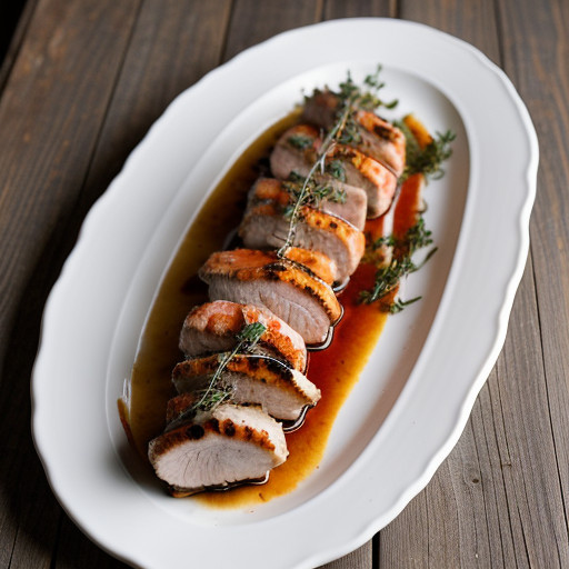 Seafood Stuffed Pork Tenderloin With Shrimp S recipe image