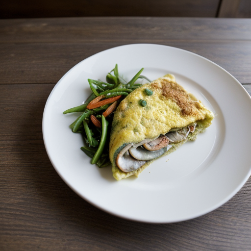 Seafood & Vegetable Omelet (Cheon recipe image