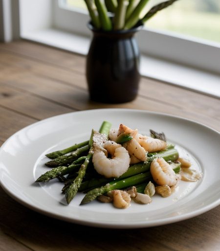 Seafood and Asparagus Stir-Fry recipe image