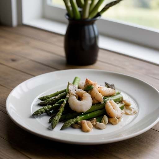 Seafood and Asparagus Stir-Fry recipe image