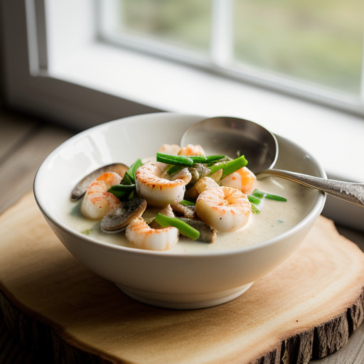 Seafood in Cream Sauce recipe image